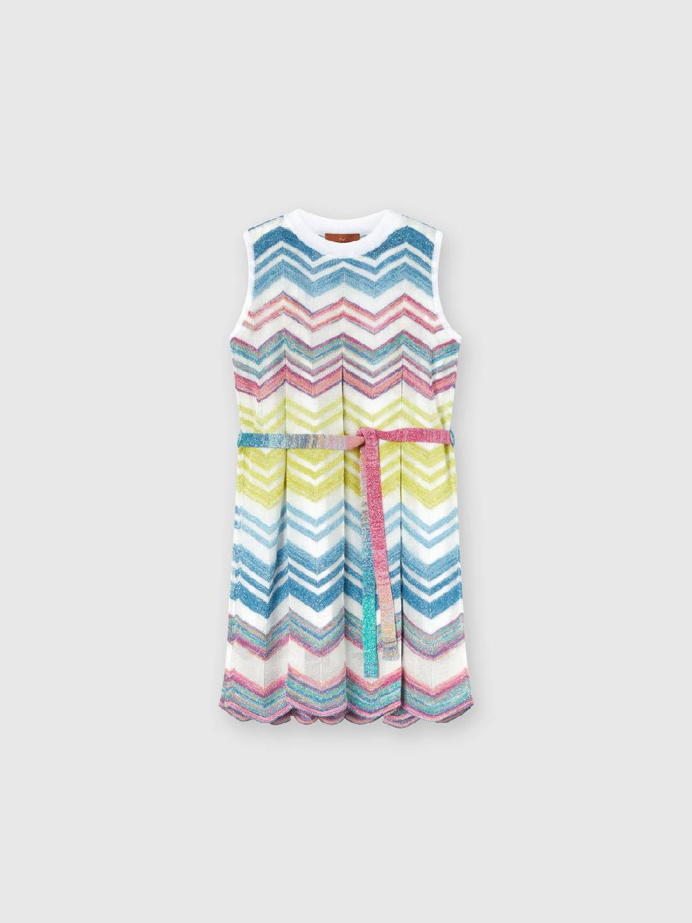 Missoni Abito in maglia di misto viscosa zig zag con lamé Saldi