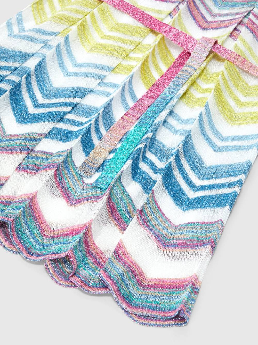 Missoni Abito in maglia di misto viscosa zig zag con lamé Saldi