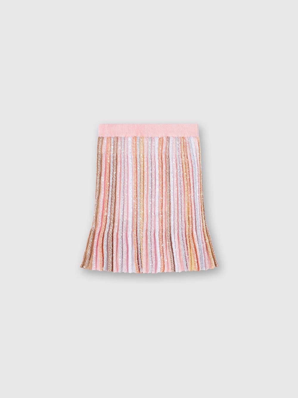 Missoni Gonna in maglia di viscosa plissée con elastico in vita Hotsell