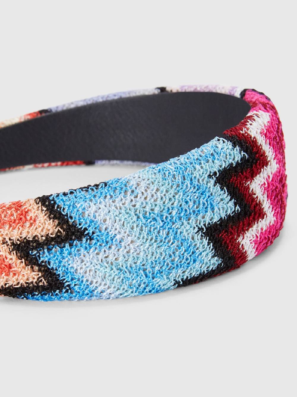 Missoni Cerchietto in viscosa zig zag Nuova