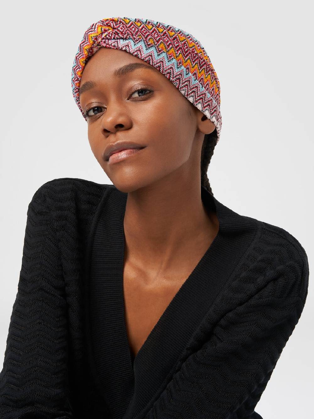 Missoni Fascia in viscosa con motivo chevron Moda