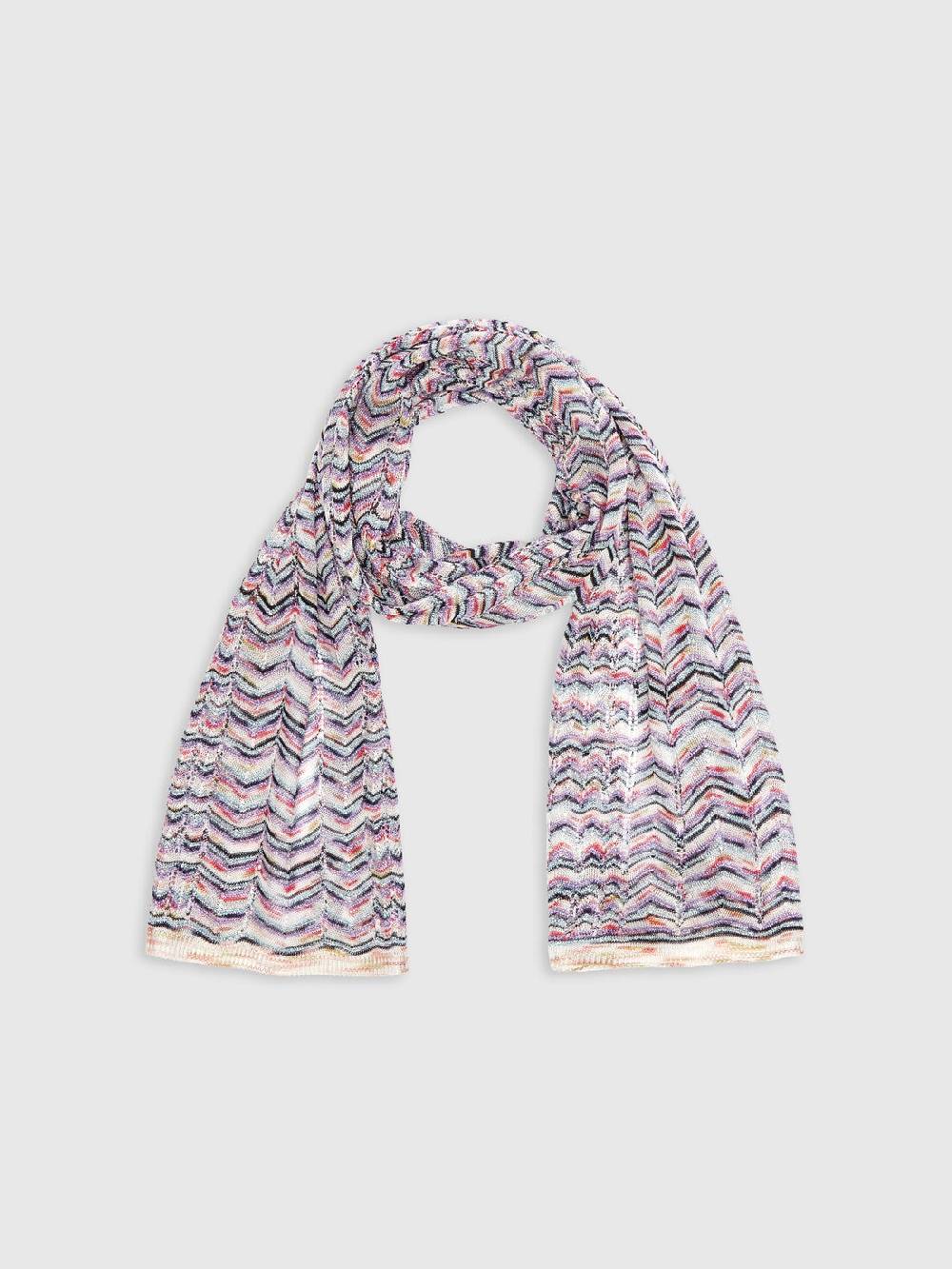 Missoni Sciarpa in viscosa e cotone zig zag Nuovo
