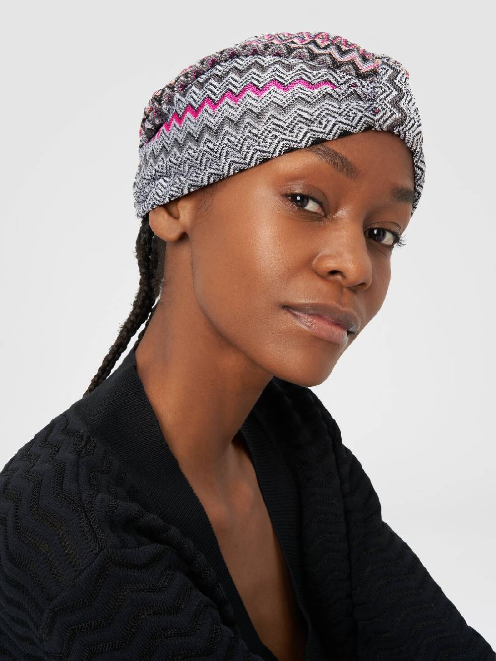 Missoni Turbante in viscosa zig zag Qualità