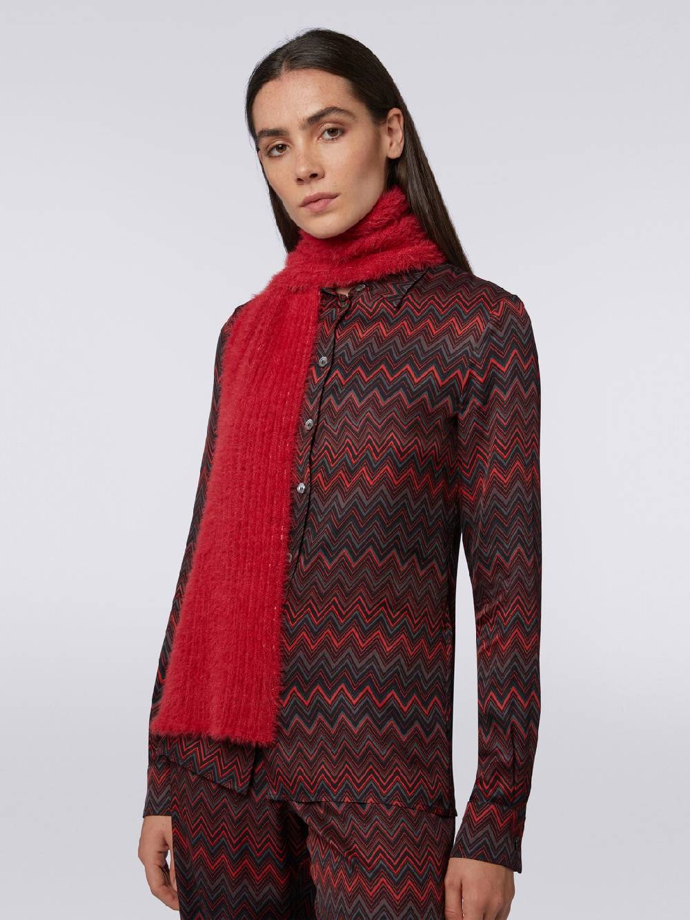 Missoni Sciarpa in misto lana a due facce Vendita