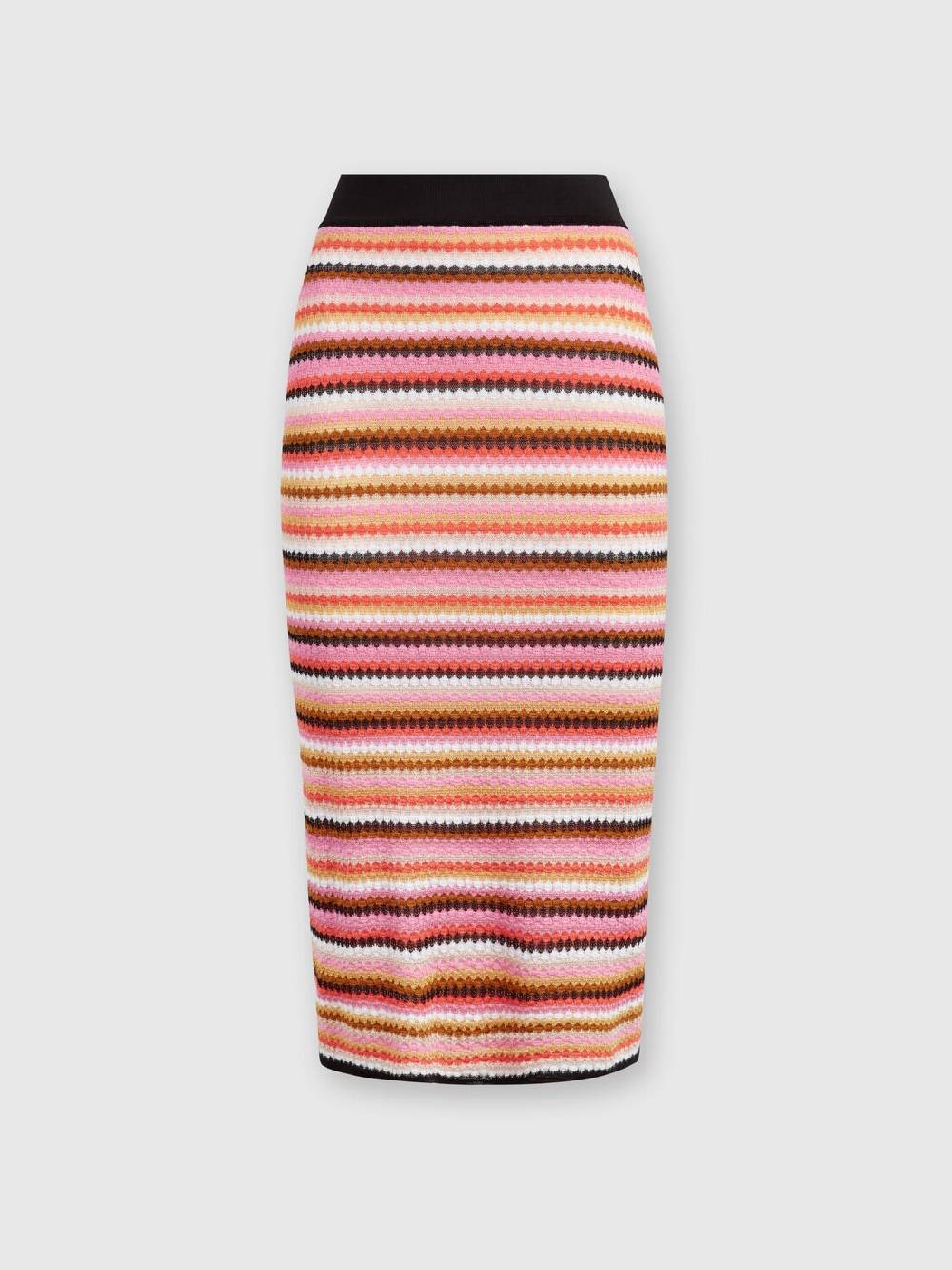 Missoni Gonna midi in cotone e viscosa zig zag Spedizione Gratuita