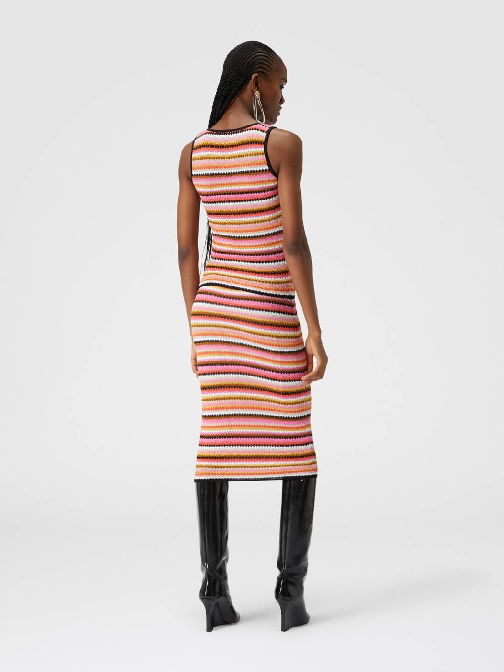 Missoni Gonna midi in cotone e viscosa zig zag Spedizione Gratuita