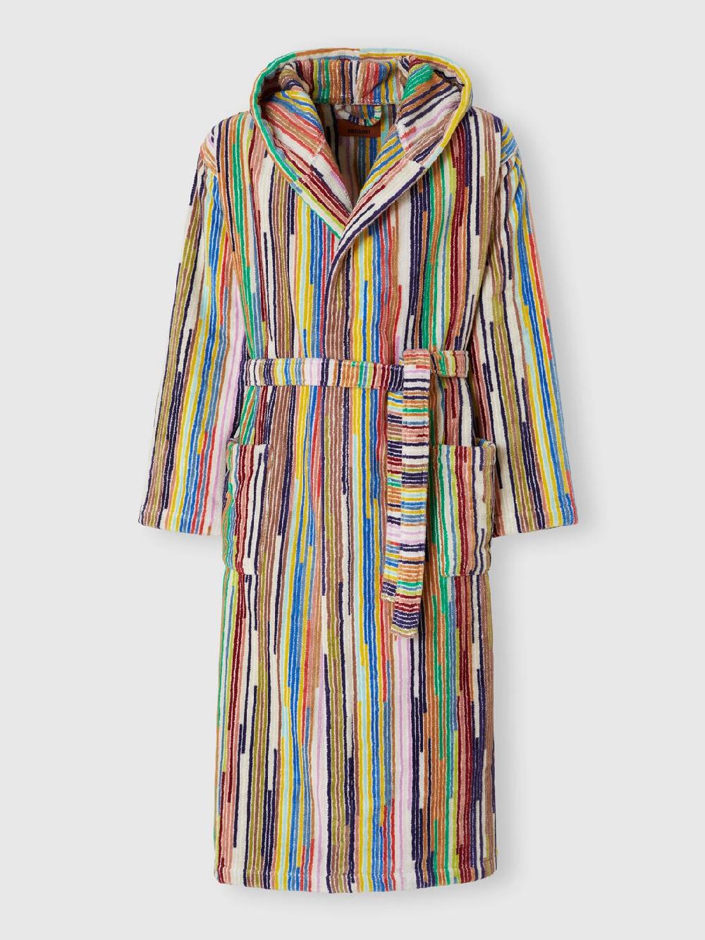 Missoni Accappatoio Melody in spugna di cotone a righe verticali Pezzi Unici
