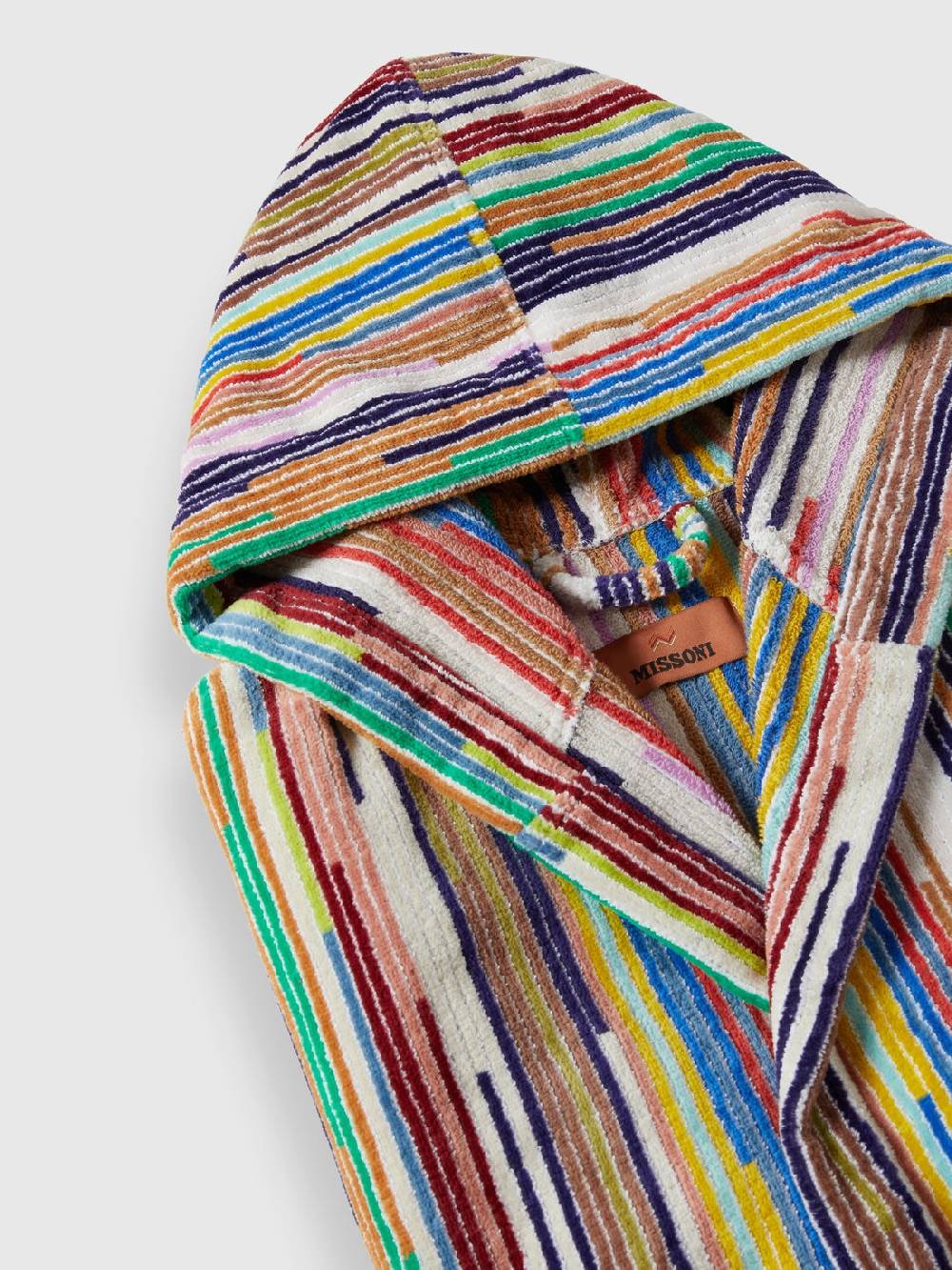 Missoni Accappatoio Melody in spugna di cotone a righe verticali Pezzi Unici
