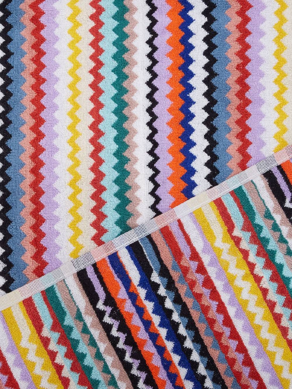 Missoni Set 5 pezzi di asciugamani da bagno Riverbero in spugna di cotone zig zag Acquista Ora