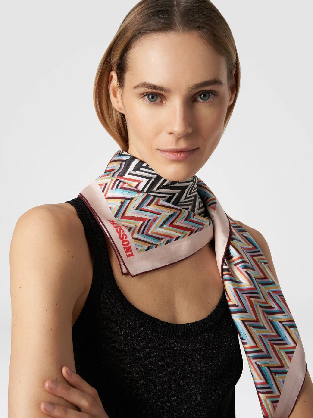 Missoni Foulard in seta con multilavorazione Convenienza