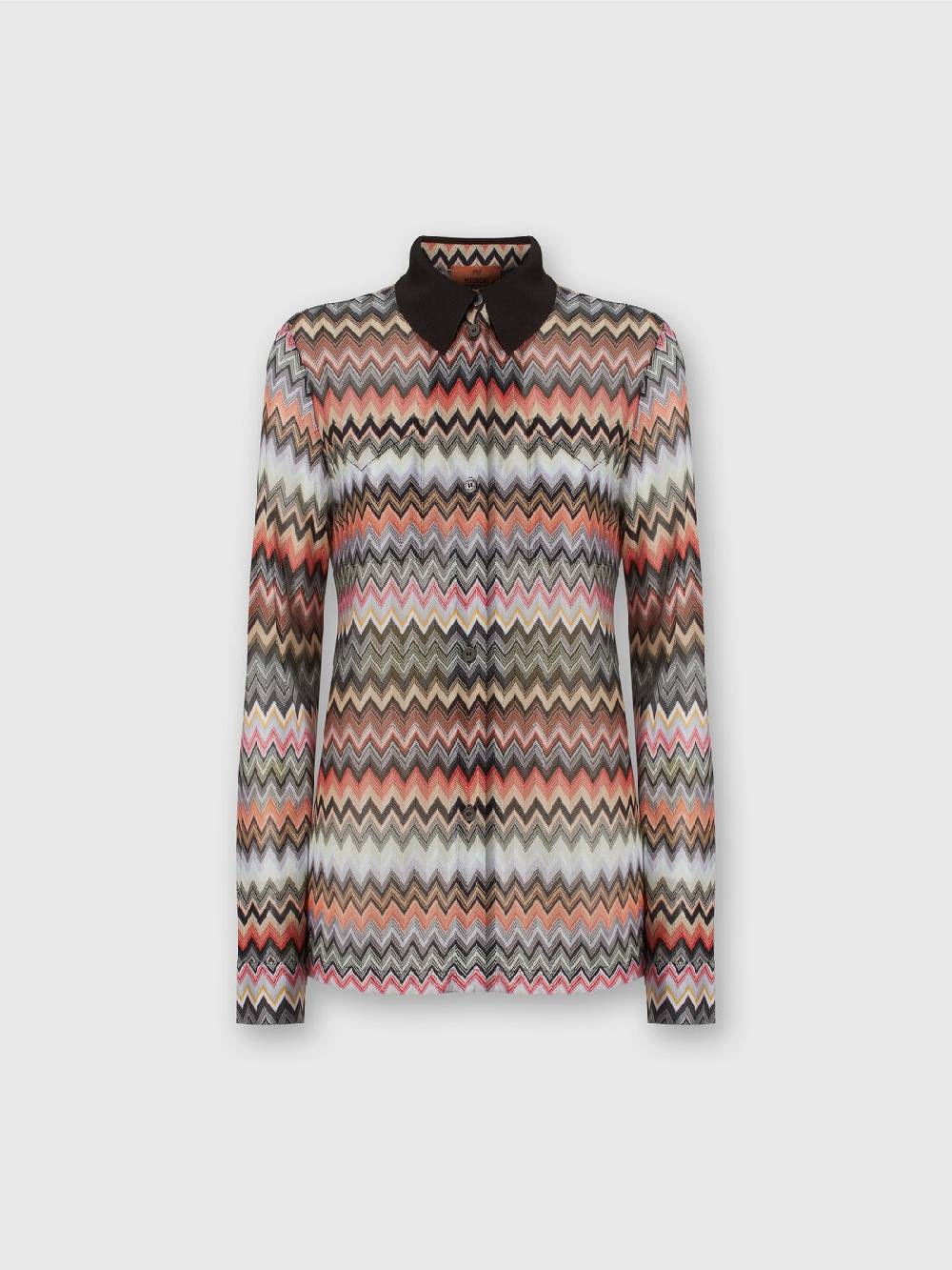 Missoni Camicia in cotone e viscosa zig zag Outlet