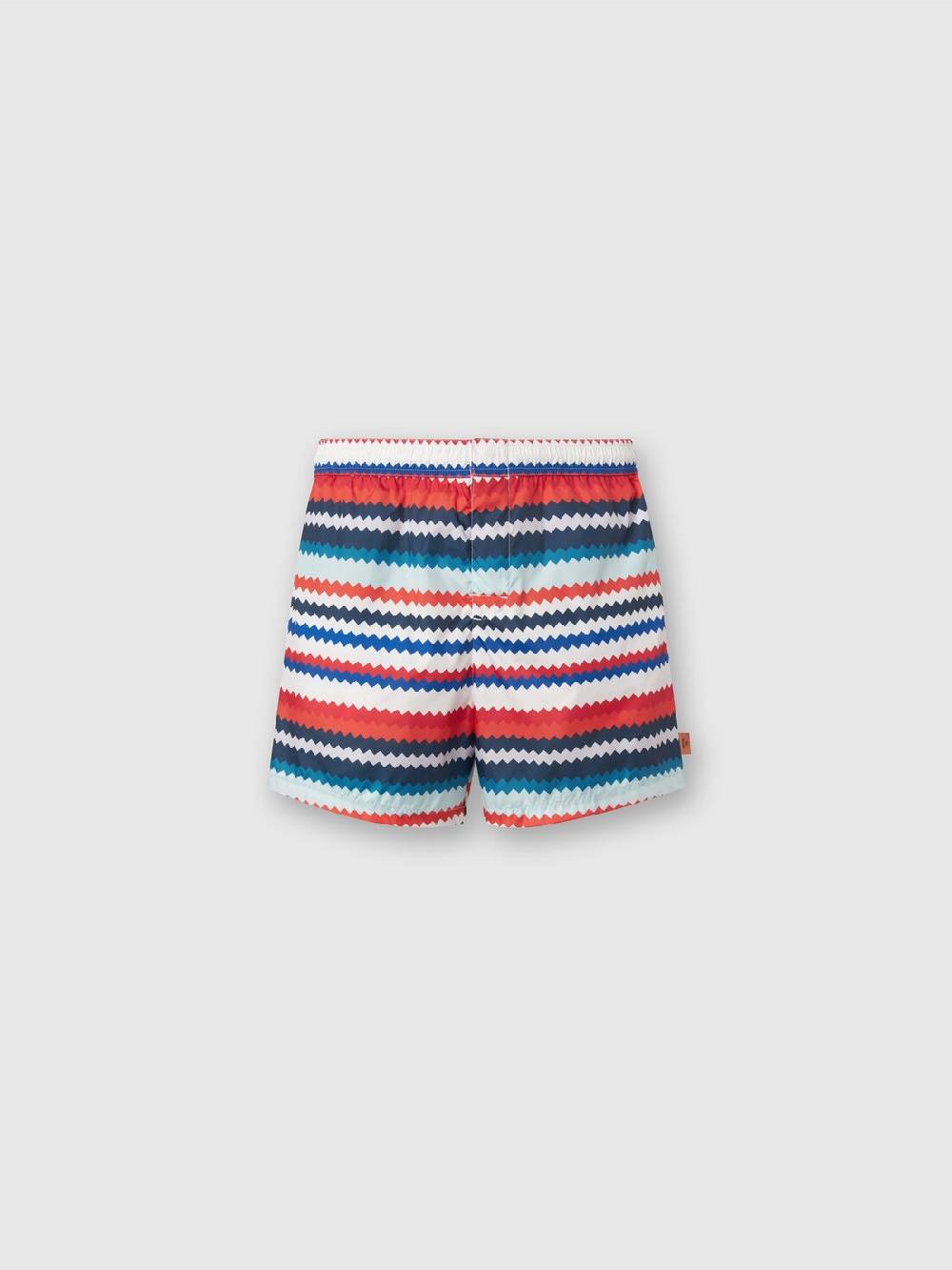 Missoni Boxer mare in nylon stampa micro zig zag Vendite Flash