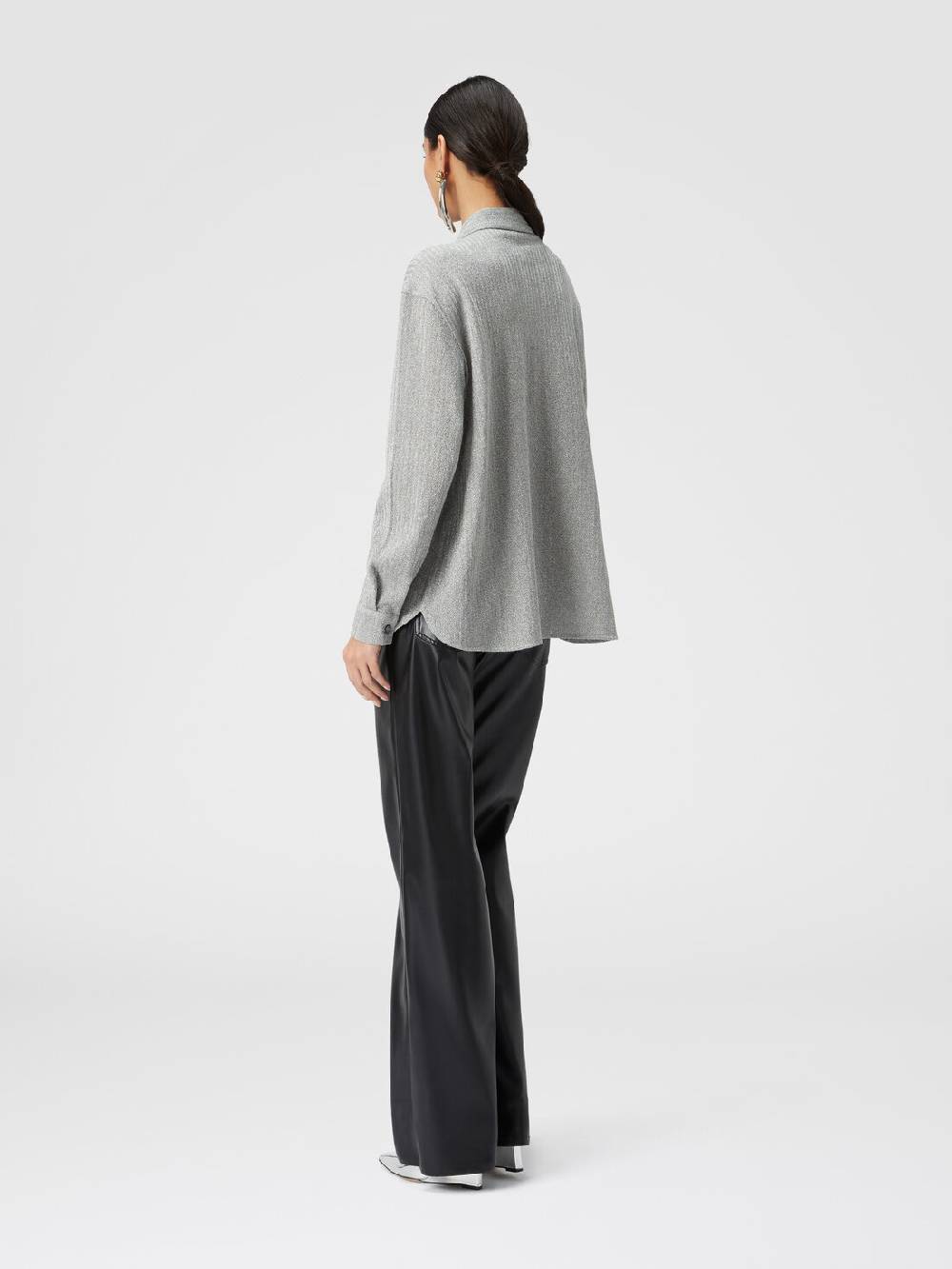 Missoni Camicia oversize in cotone e viscosa lamé Moda