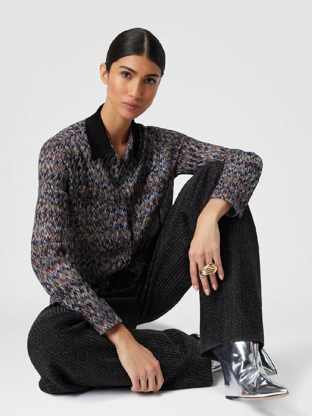 Missoni Camicia in misto viscosa lamé 2025