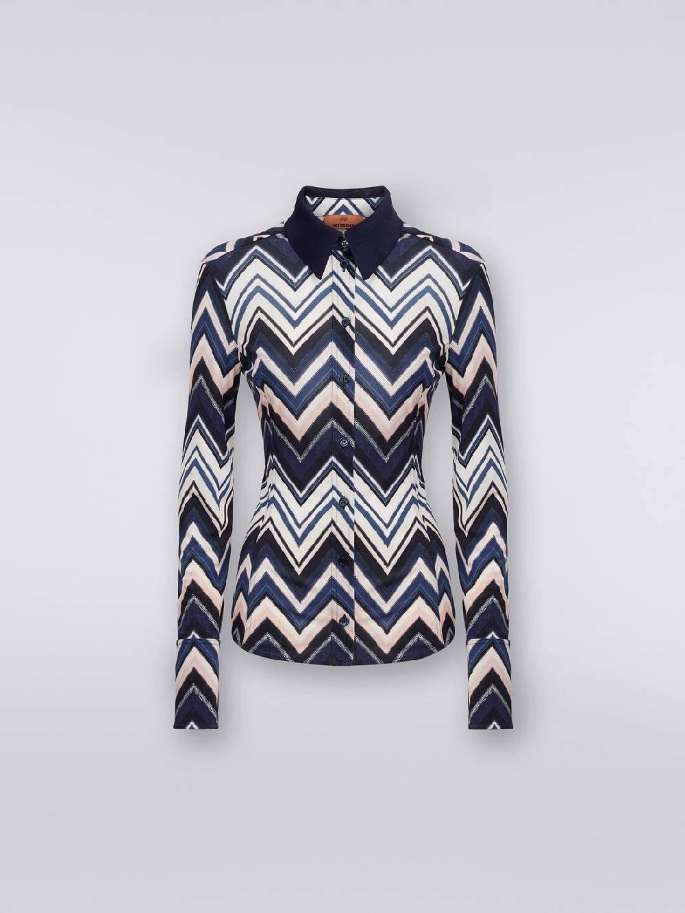 Missoni Camicia in viscosa con stampa zig zag Italia