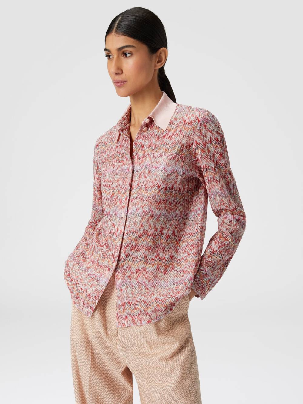 Missoni Camicia in misto viscosa lamé 2025