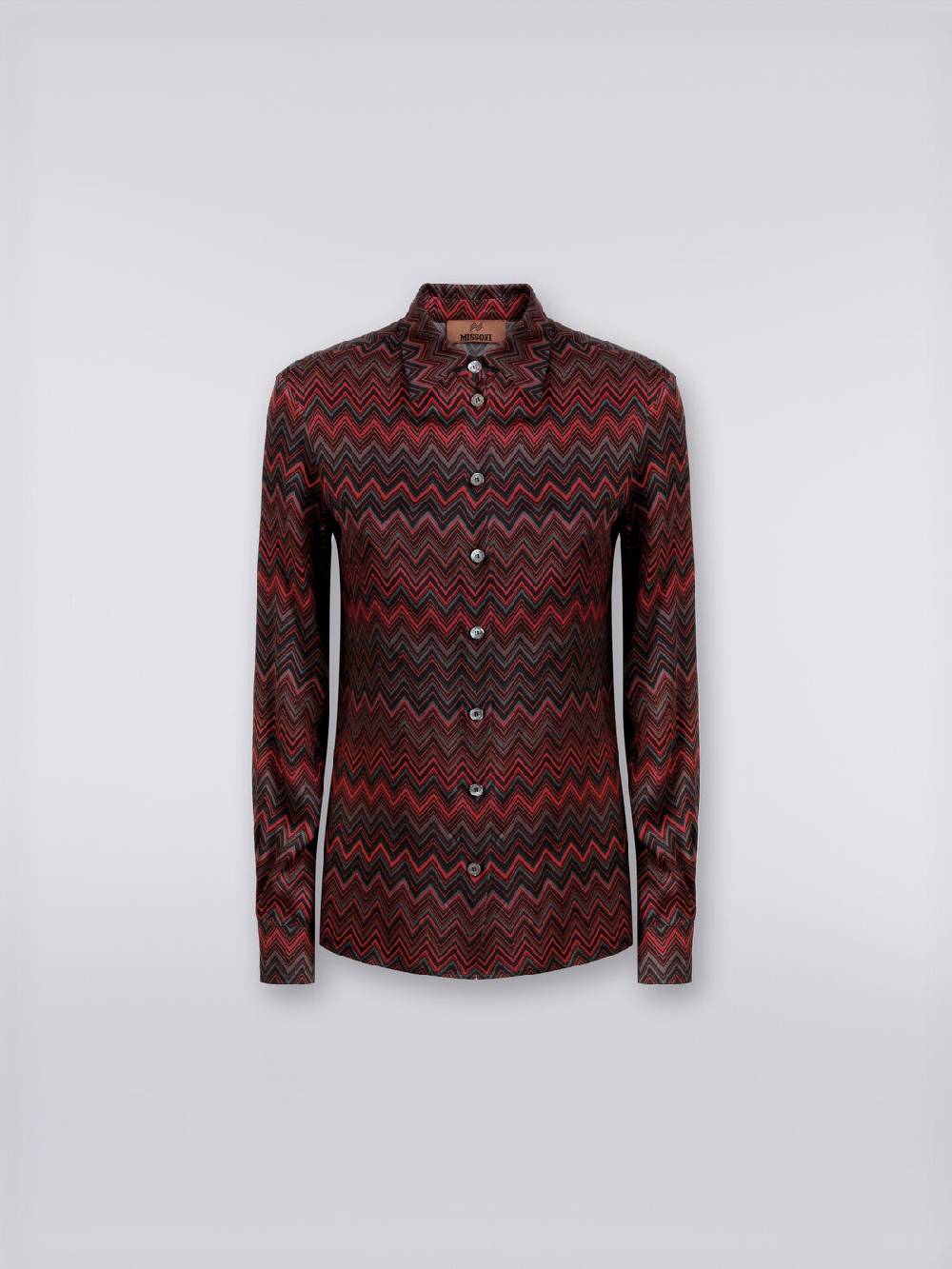 Missoni Camicia in viscosa jacquard a zig zag In Linea