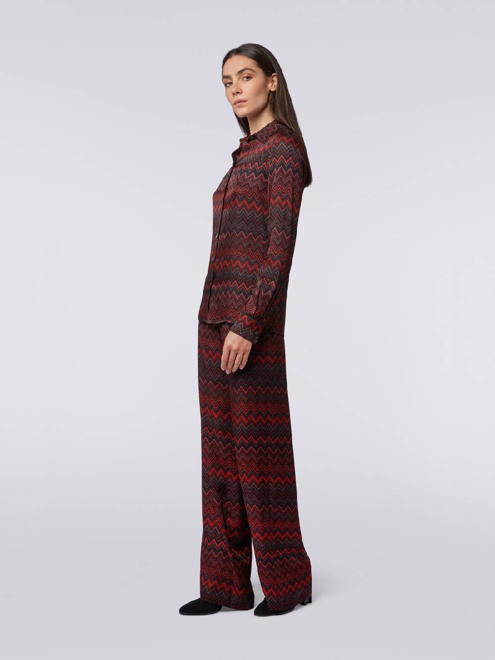 Missoni Camicia in viscosa jacquard a zig zag In Linea