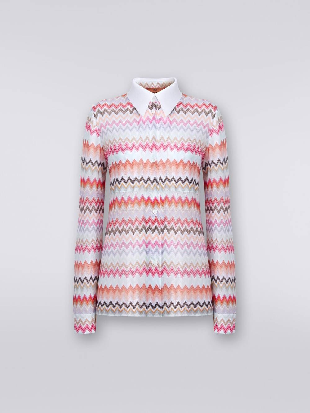 Missoni Camicia in cotone e viscosa zig zag Nuovo