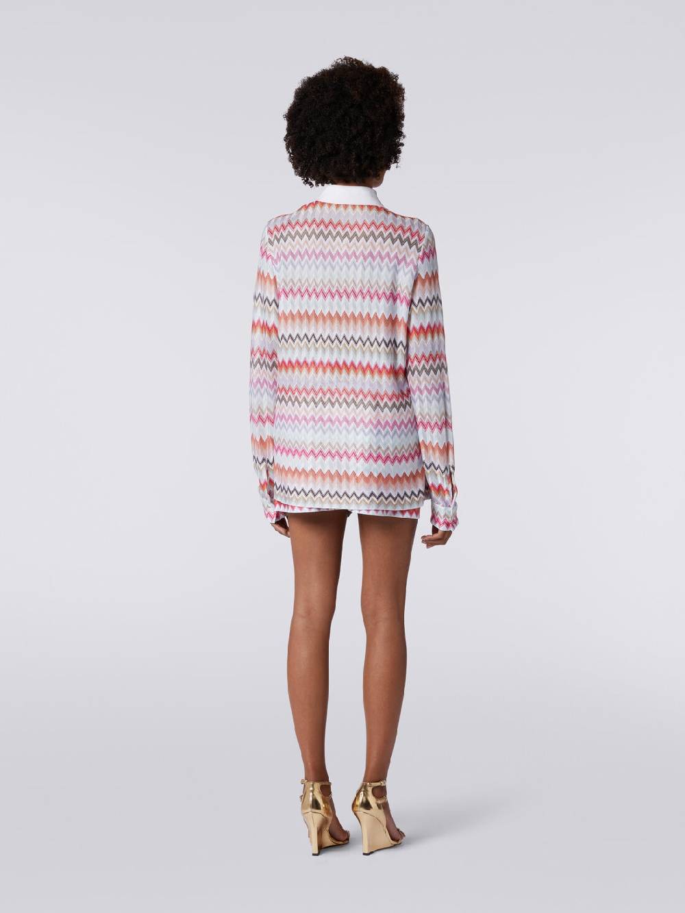 Missoni Camicia in cotone e viscosa zig zag Nuovo