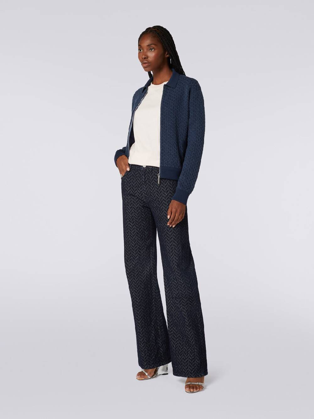 Missoni Bomber in cotone e nylon con zip Qualità