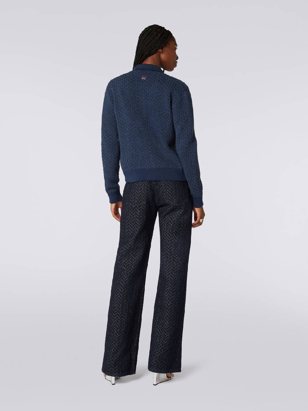 Missoni Bomber in cotone e nylon con zip Qualità