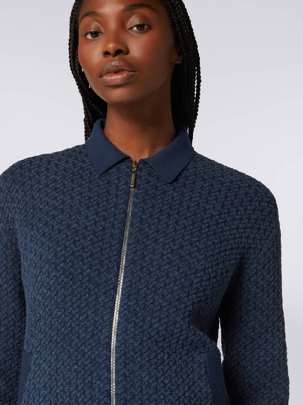 Missoni Bomber in cotone e nylon con zip Qualità