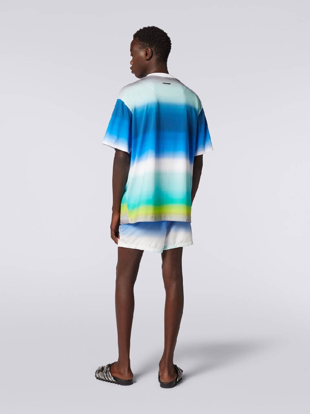 Missoni T-shirt oversize in cotone con stampa dégradé Qualità Garantita