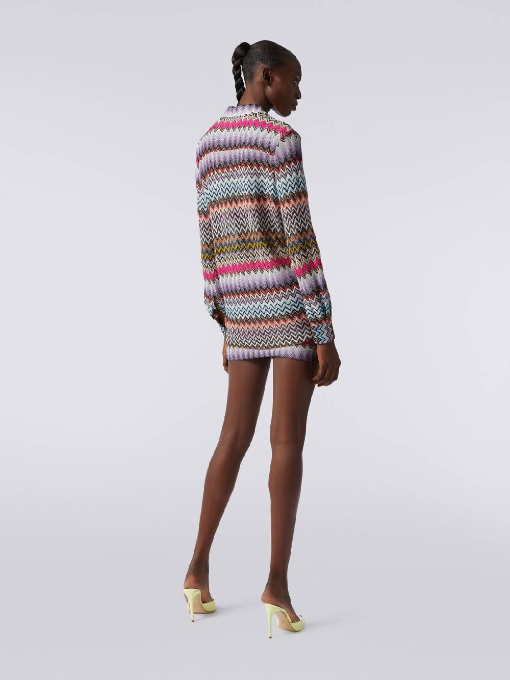 Missoni Camicia in maglia di viscosa chevron con lurex Shopping Online