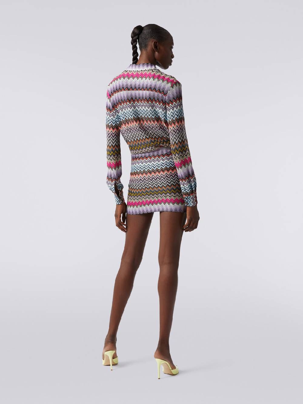 Missoni Minigonna in viscosa zig zag con lurex Affare Del Giorno