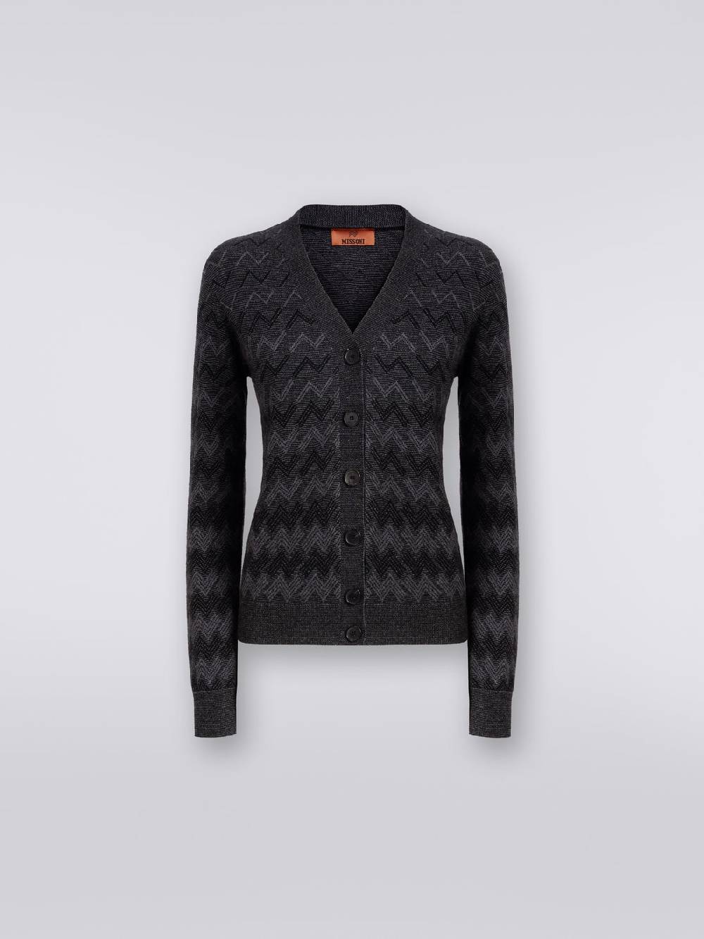 Missoni Cardigan con scollo a V in cachemire con zig zag Online