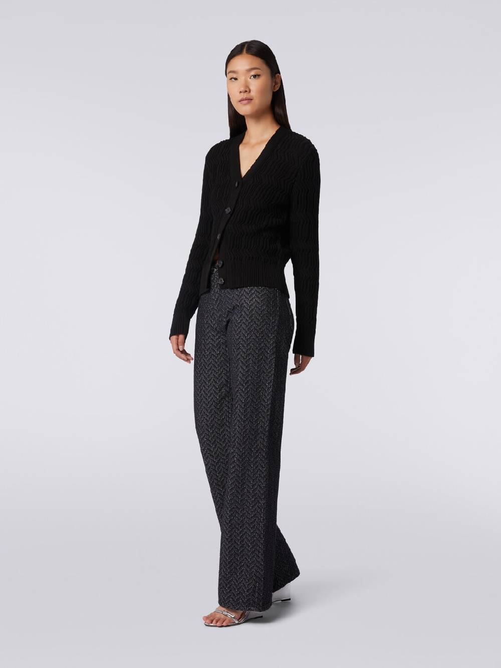 Missoni Cardigan in cotone con nervature verticali a rilievo Hotsell