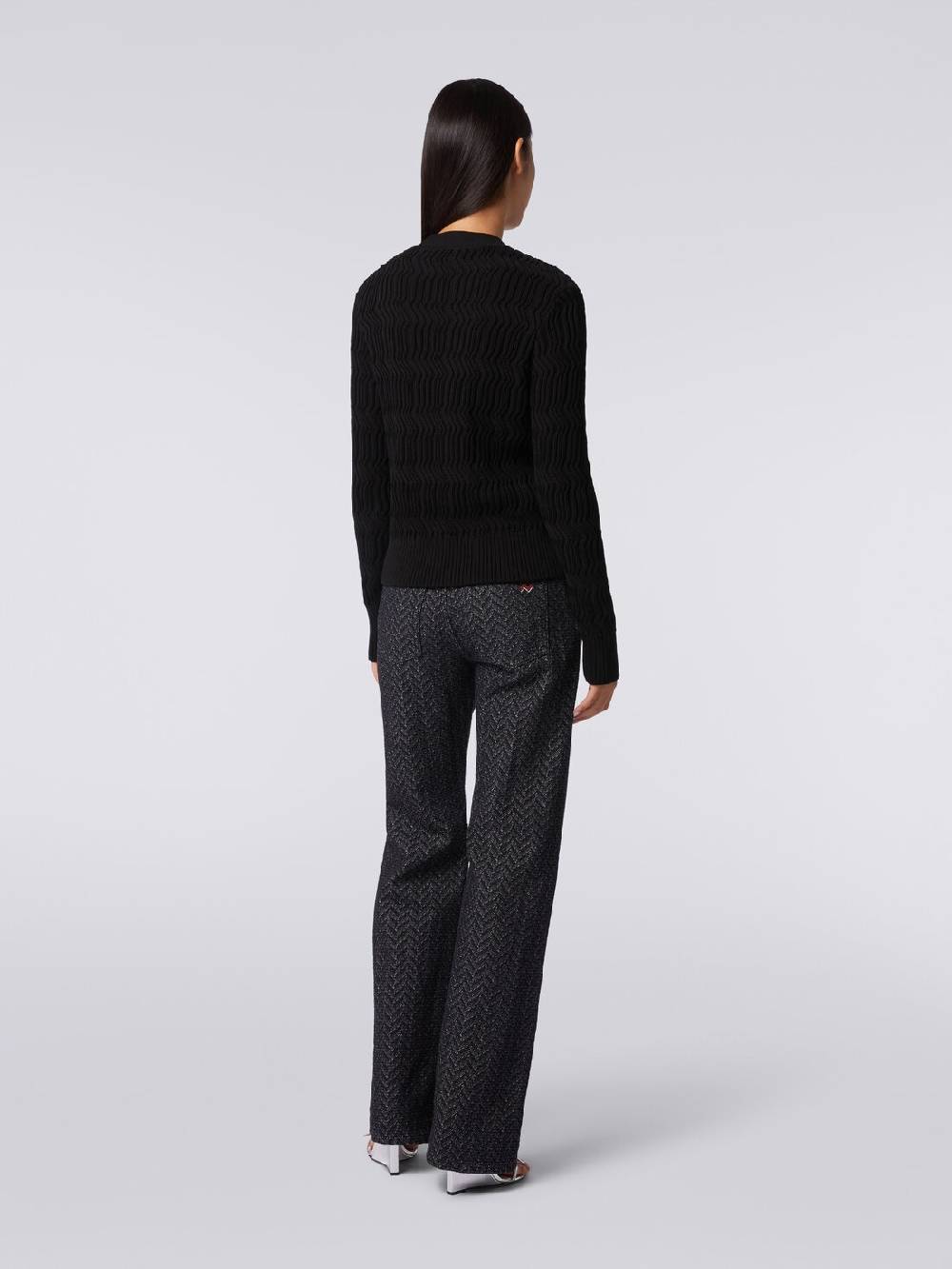 Missoni Cardigan in cotone con nervature verticali a rilievo Hotsell