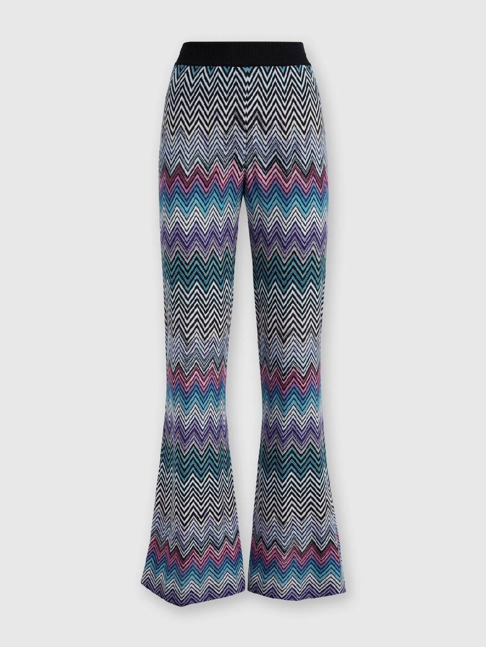 Missoni Pantaloni flare in lana zig zag I Più Venduti