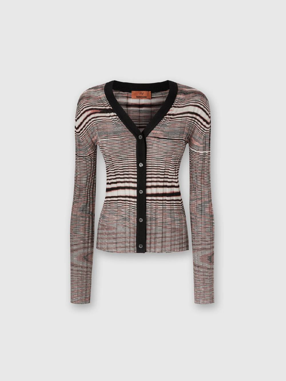 Missoni Cardigan a costine in cashmere e seta fiammata Offerte giornaliere
