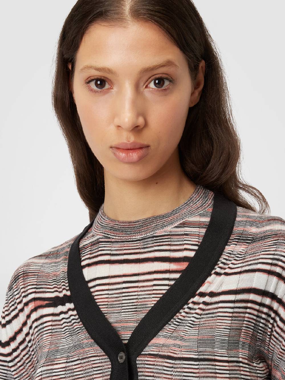 Missoni Cardigan a costine in cashmere e seta fiammata Offerte giornaliere