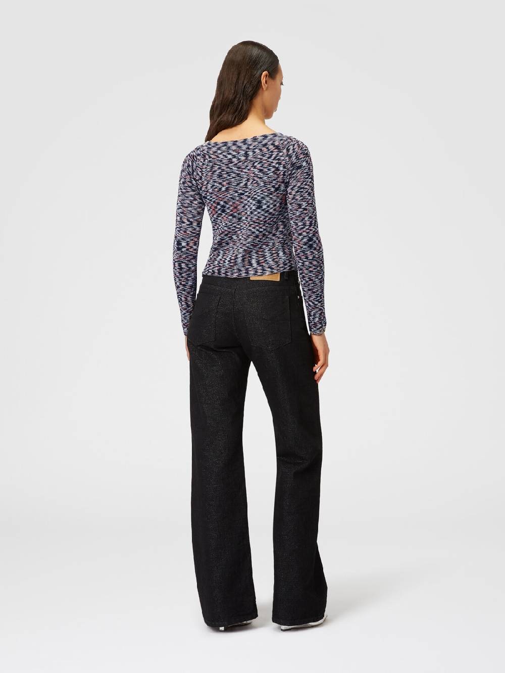 Missoni Cardigan corto in misto viscosa fiammata Nuovo