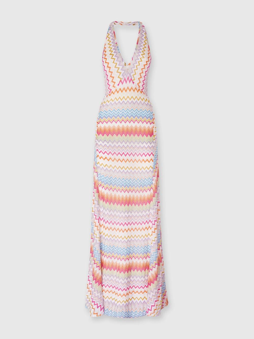 Missoni Abito lungo in viscosa zig zag con lurex Negozi Online