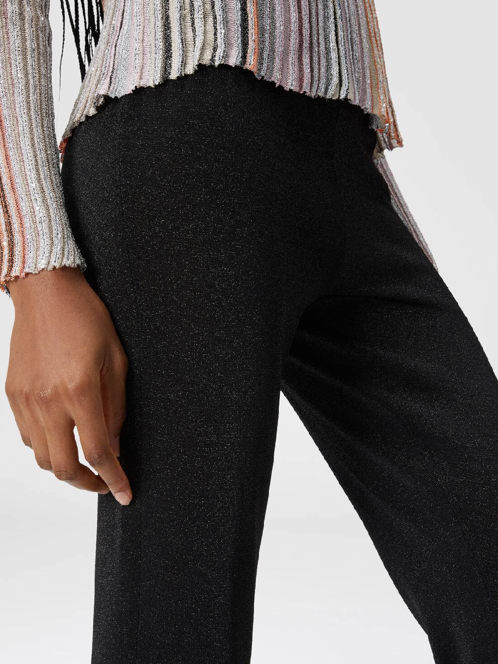 Missoni Pantaloni dritti in viscosa effetto glitter Fino Al -60%