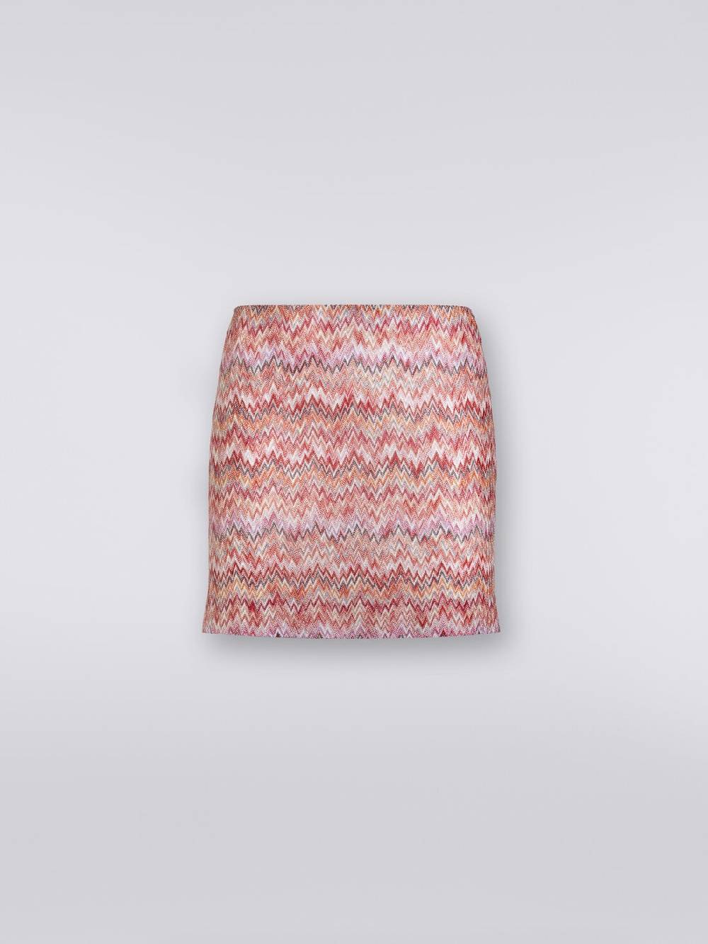 Missoni Minigonna in misto viscosa lamé zig zag Esporta salva