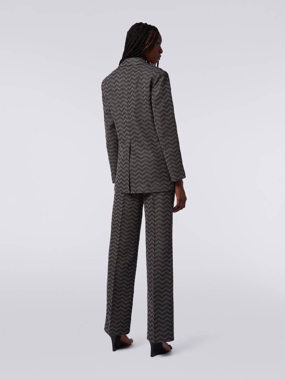 Missoni Blazer monopetto in cotone chevron In Linea