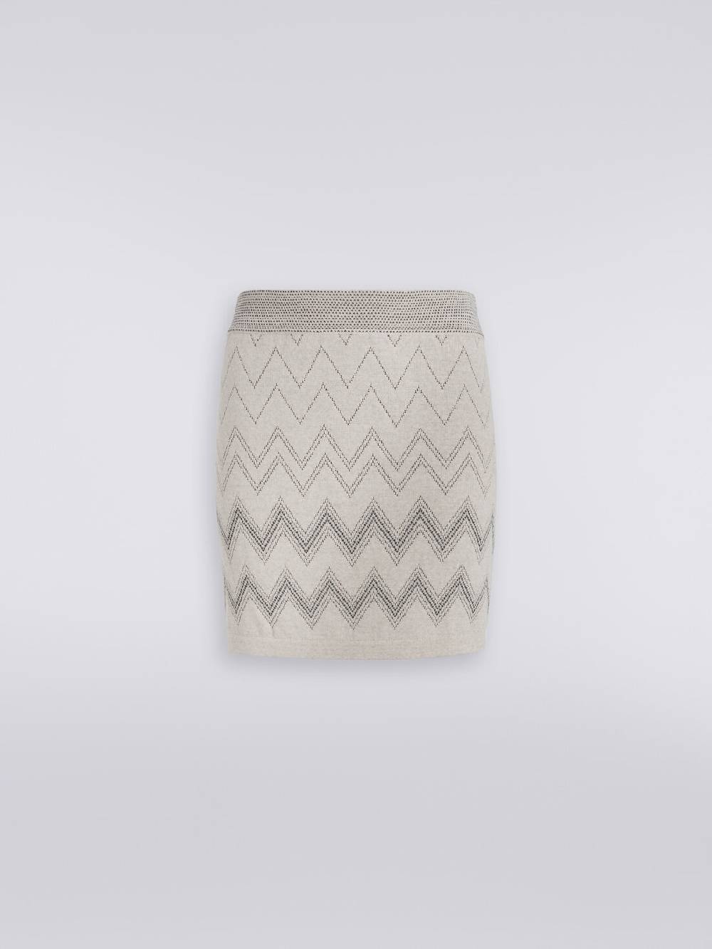 Missoni Minigonna in lana e viscosa zig zag con lurex Fino Al -60%