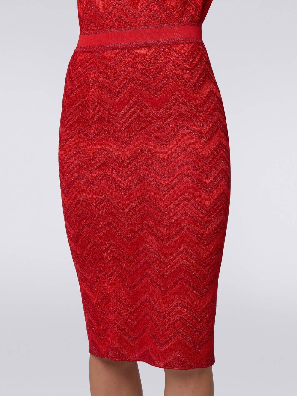 Missoni Gonna longuette in maglia zig zag con lurex Affare Del Giorno