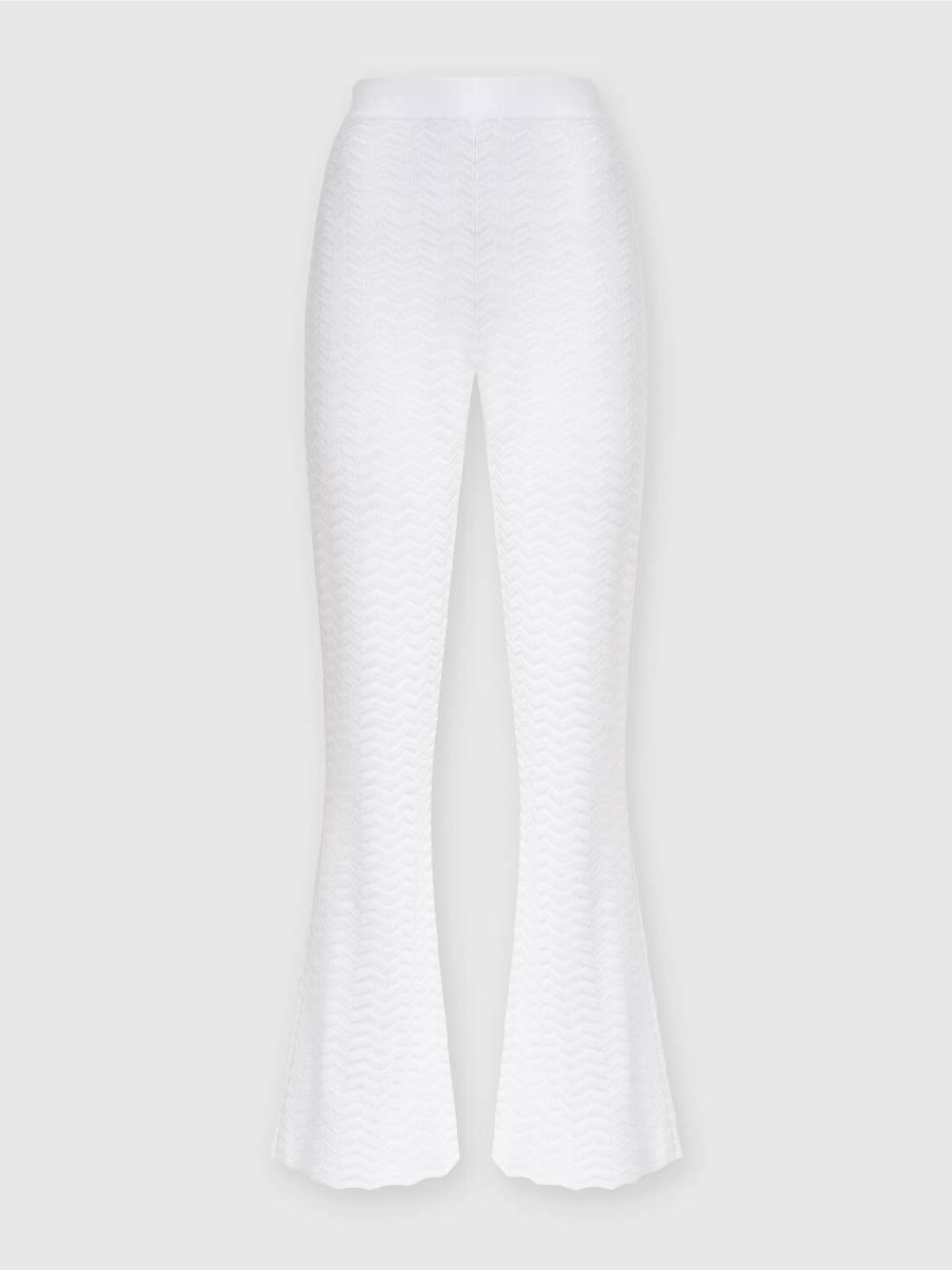 Missoni Pantaloni in maglia zig zag Presa