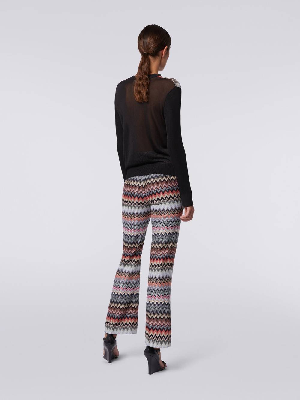 Missoni Pullover girocollo in viscosa zig zag Hotsell