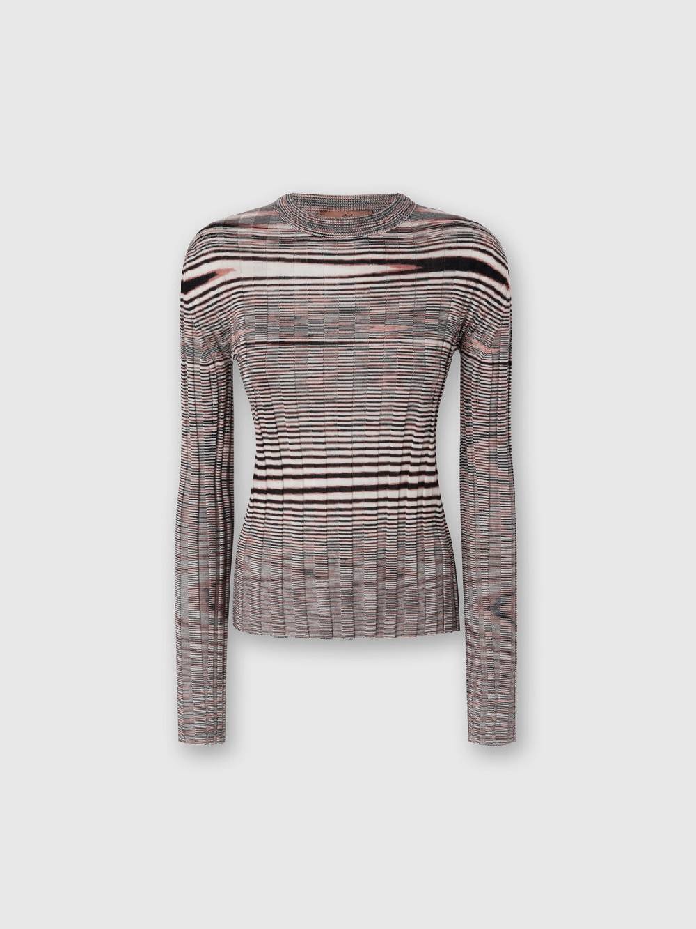 Missoni Maglia girocollo in cashmere e seta fiammata Vendita Economica