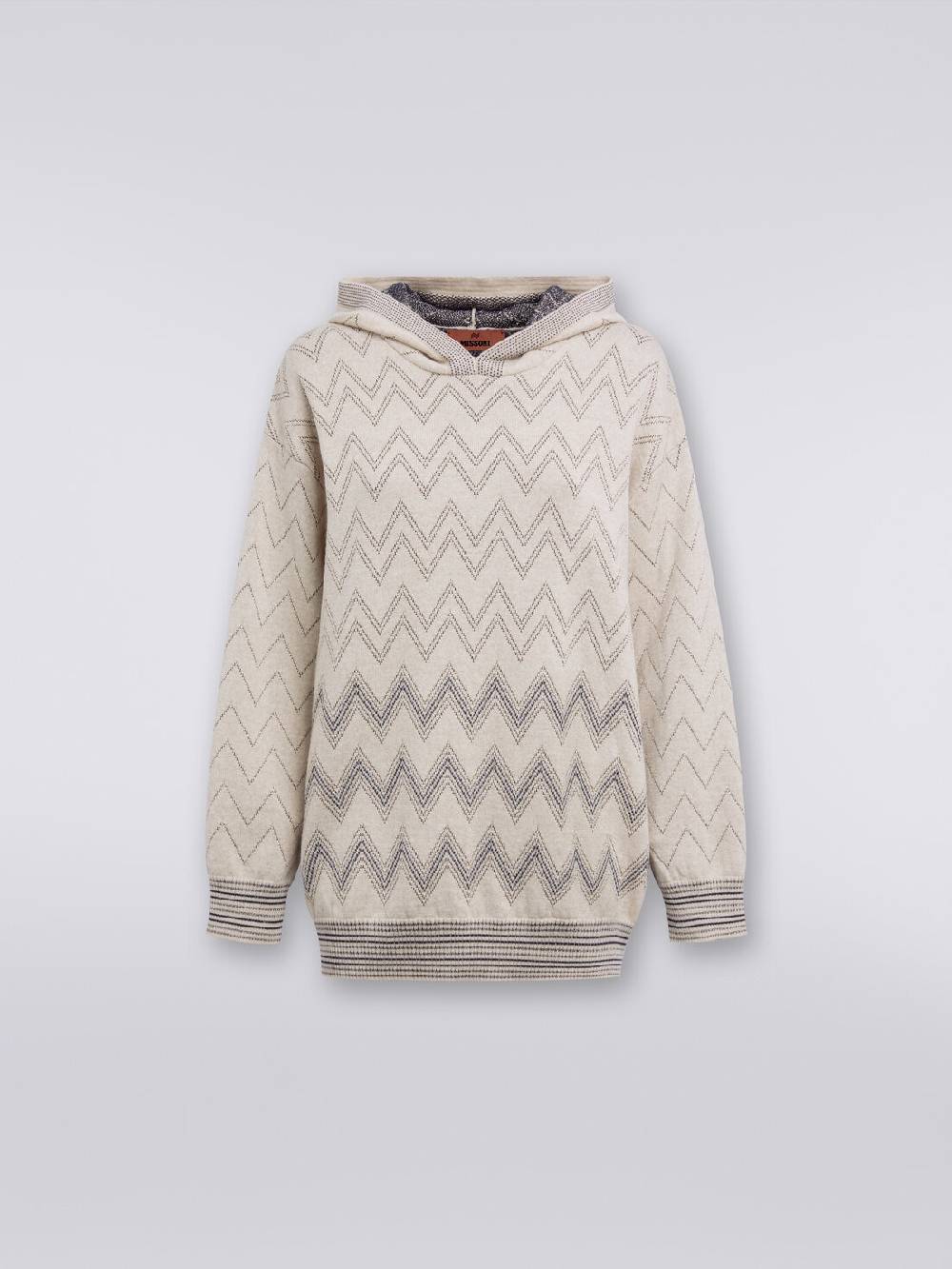 Missoni Pullover in misto lana zig zag con lurex 2025