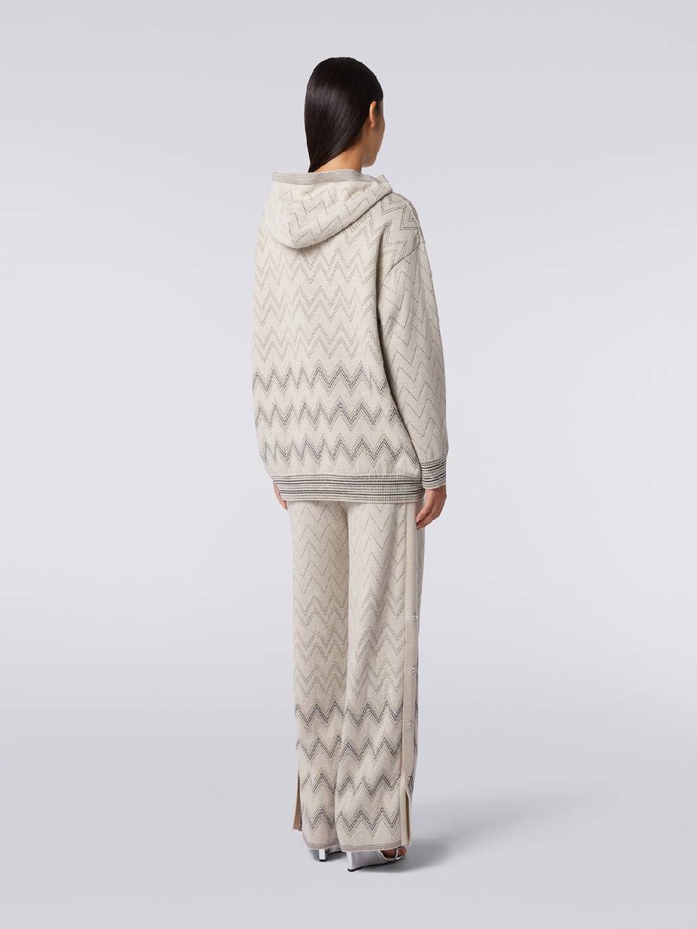 Missoni Pullover in misto lana zig zag con lurex 2025