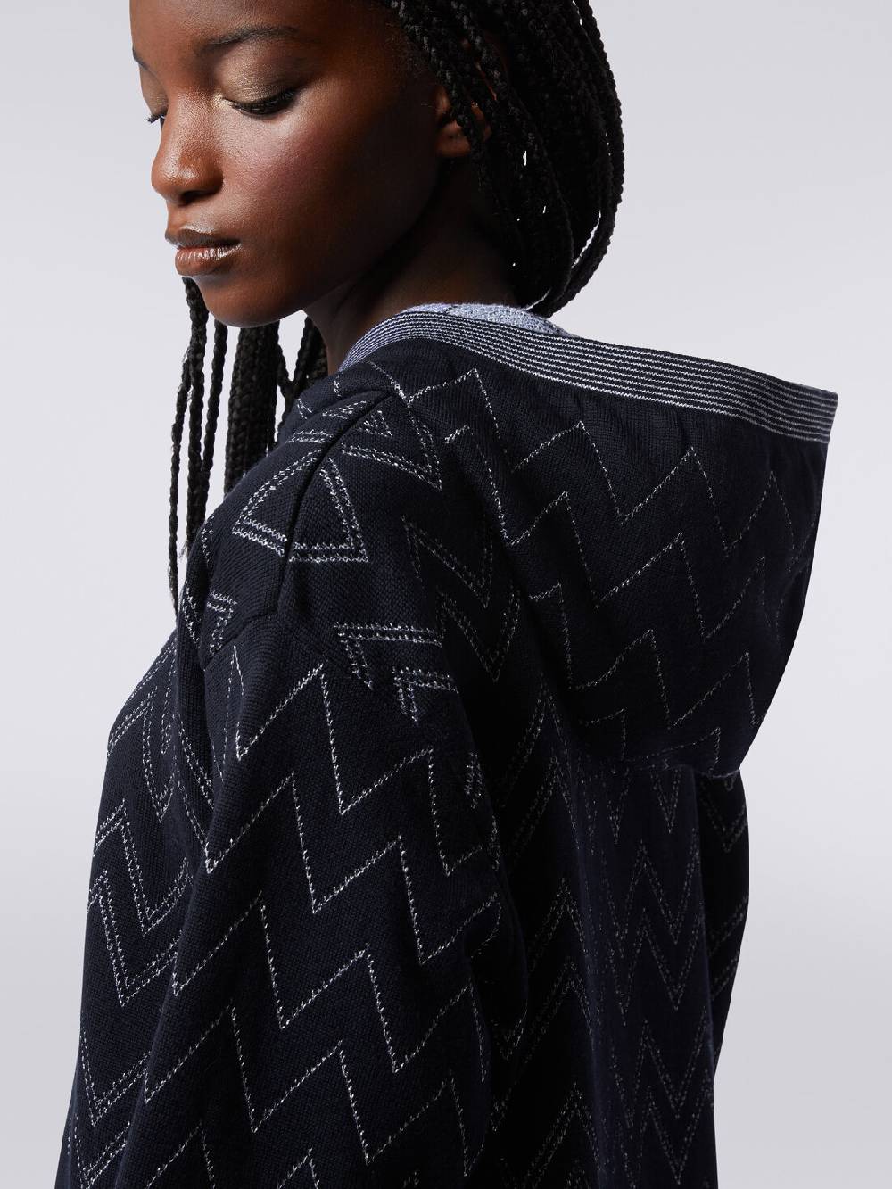 Missoni Pullover in misto lana zig zag con lurex In Linea
