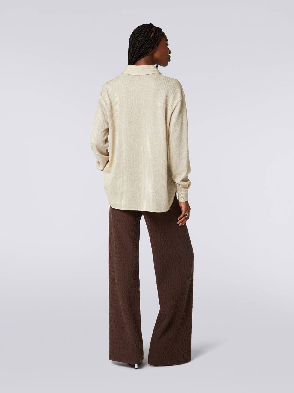 Missoni Pantaloni a palazzo in cotone Spedizione Gratuita